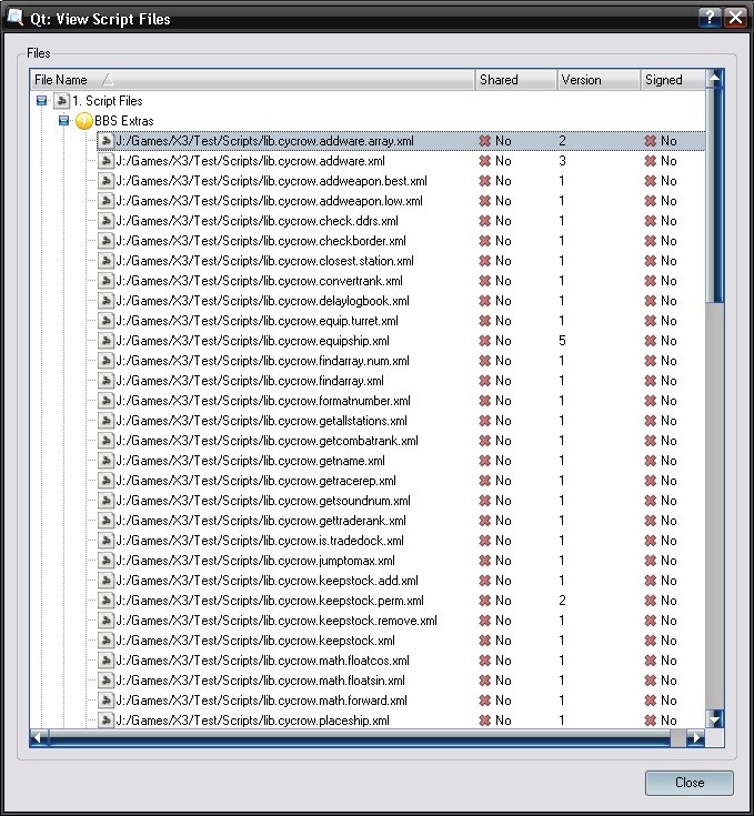 View Scripts