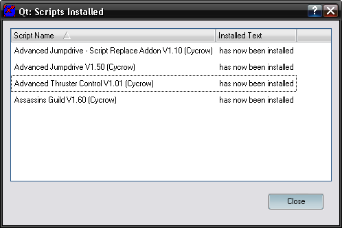 Installed