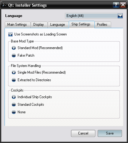 Ship Config