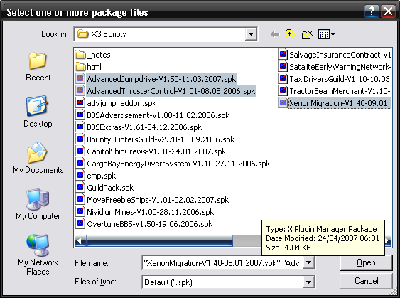 Select Files