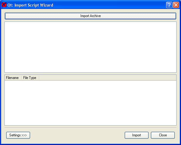 Import Scripts