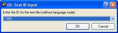 text id