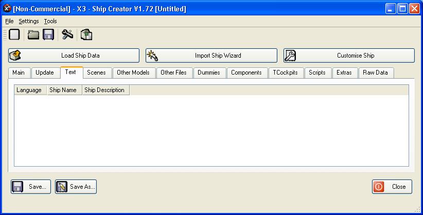 Text Tab