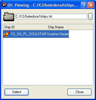Select Ship