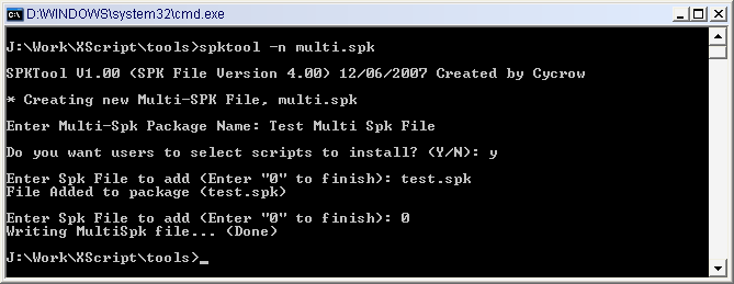 Create Multi Package